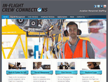 Tablet Screenshot of inflightcrewconnections.com